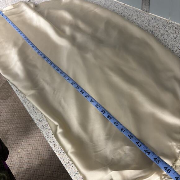 NWT Baobab Womens Marea Midi Dress Cover Up Resort Sand One Shoulder Slip Medium - Picture 15 of 16